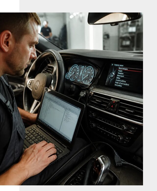 Русификация приборной панели BMW для авто в Реутове от компании