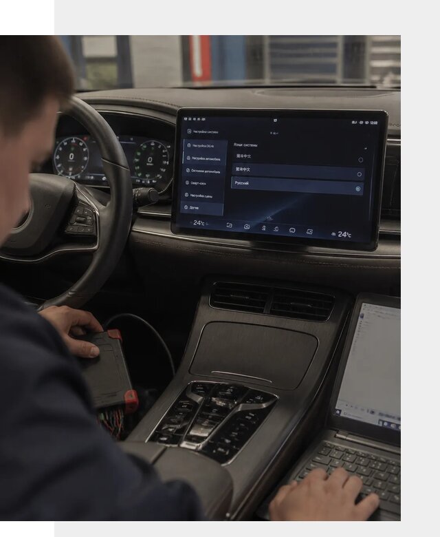 Русификация автомобиля BYD HAN для эксплуатации в Реутове