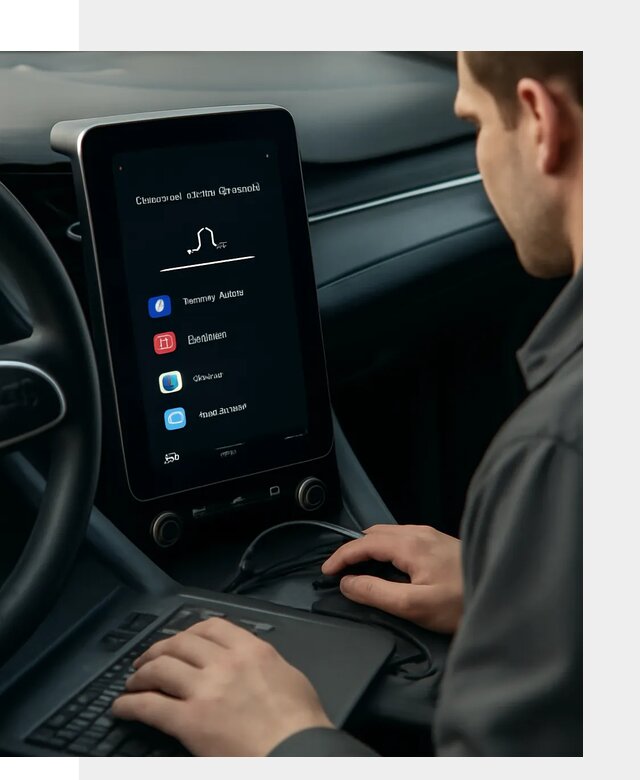 Установка приложений Lynk Co на автомобиль в Реутове